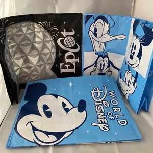 Large reusable Disney shopping bags